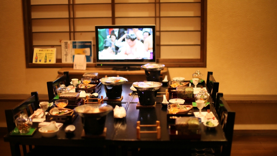 旬のスタンダード会席【2食付】【ふるまい酒あり！】【瓢湖に白鳥飛来中】 ※オプションでアレンジ可能