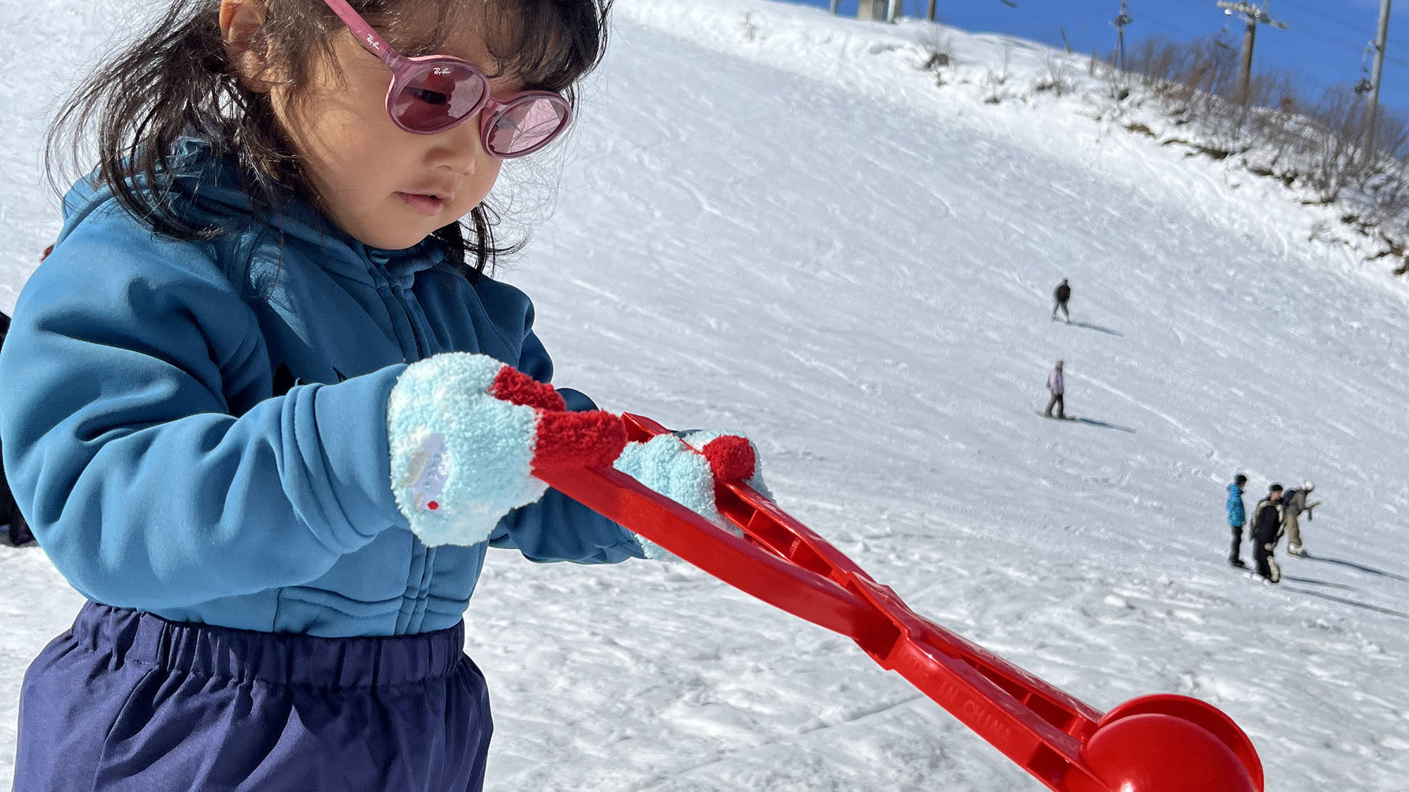 ・雪遊びがたくさんできます
