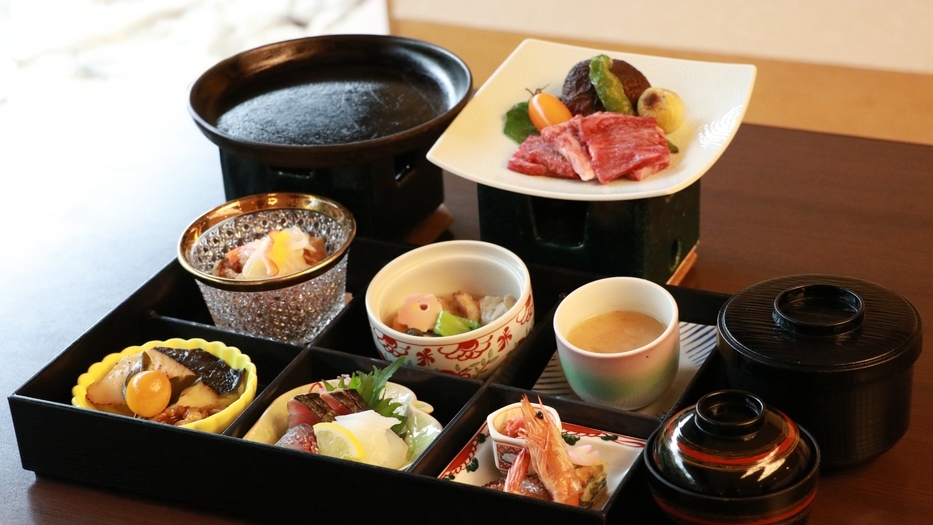 日帰り♪　和牛御膳(昼食）＋入浴＋ドリンク♪