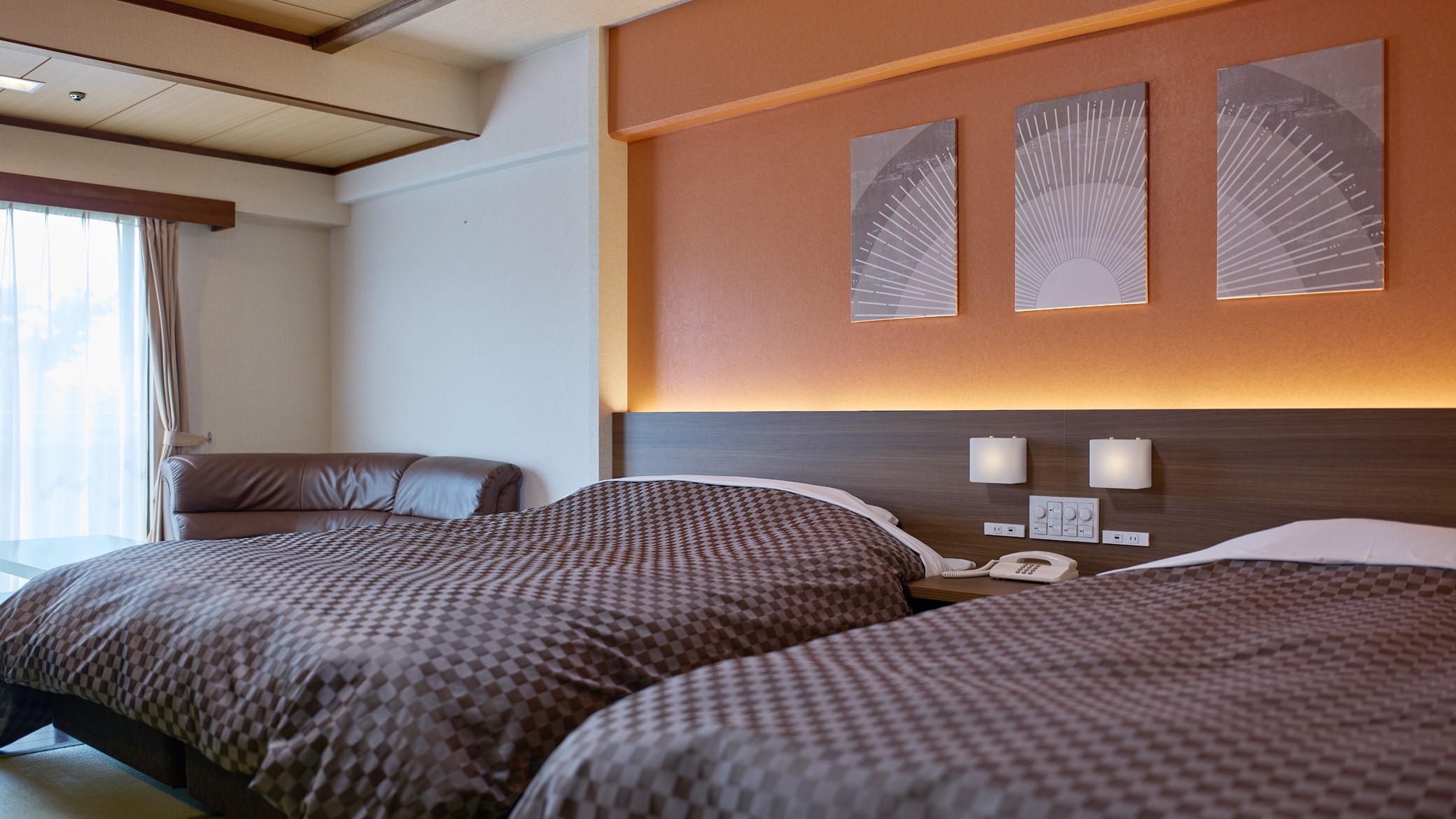 24年12月リニューアル！【翠楓ツイン・モダン】