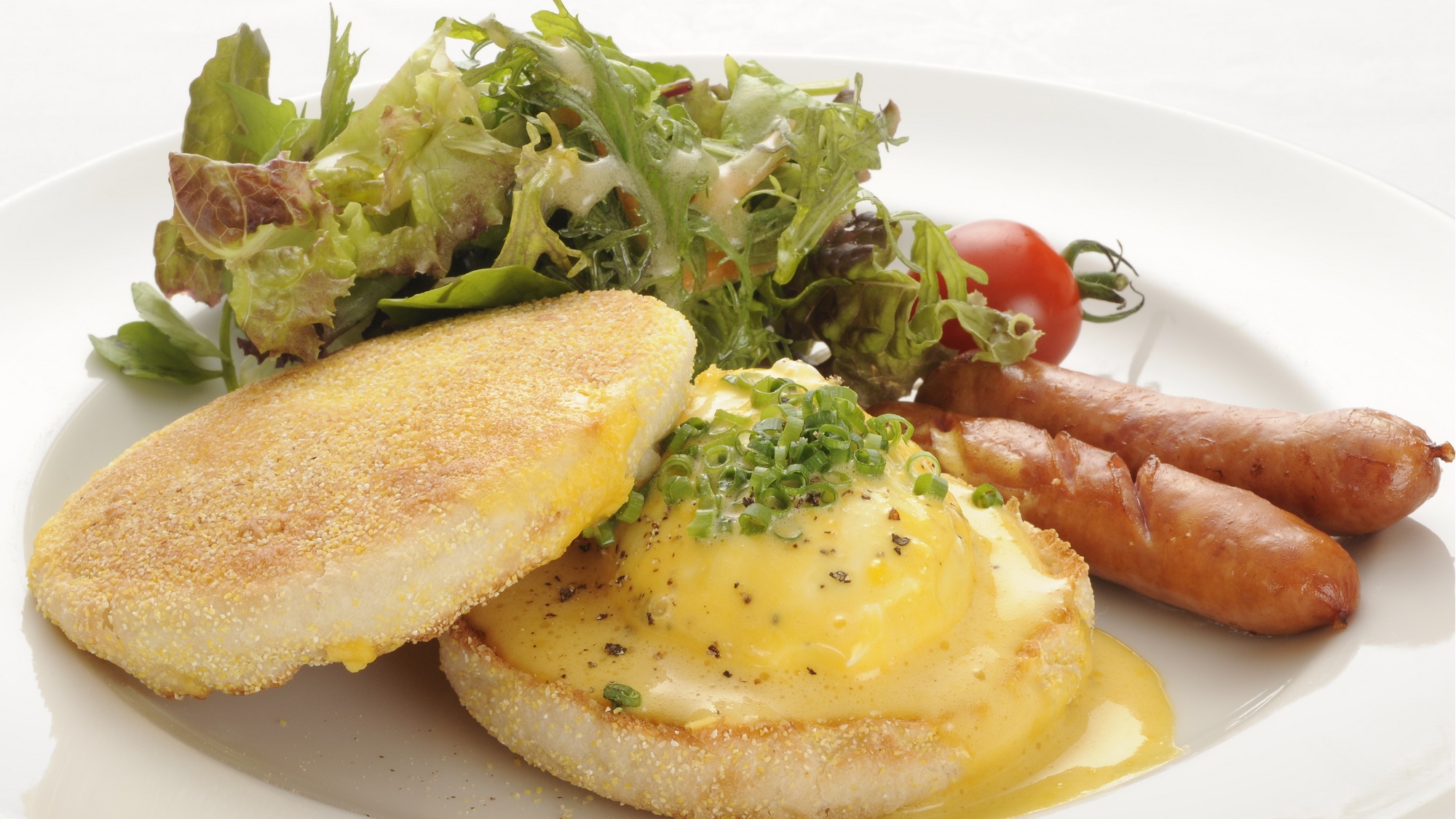 【洋朝食】「七福卵」のエッグベネディクト