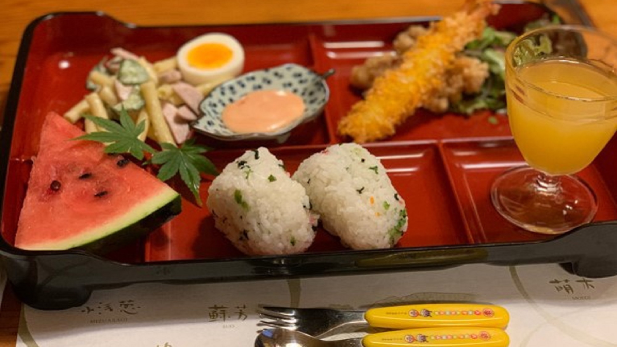 5歳未満のお子様用の夕食