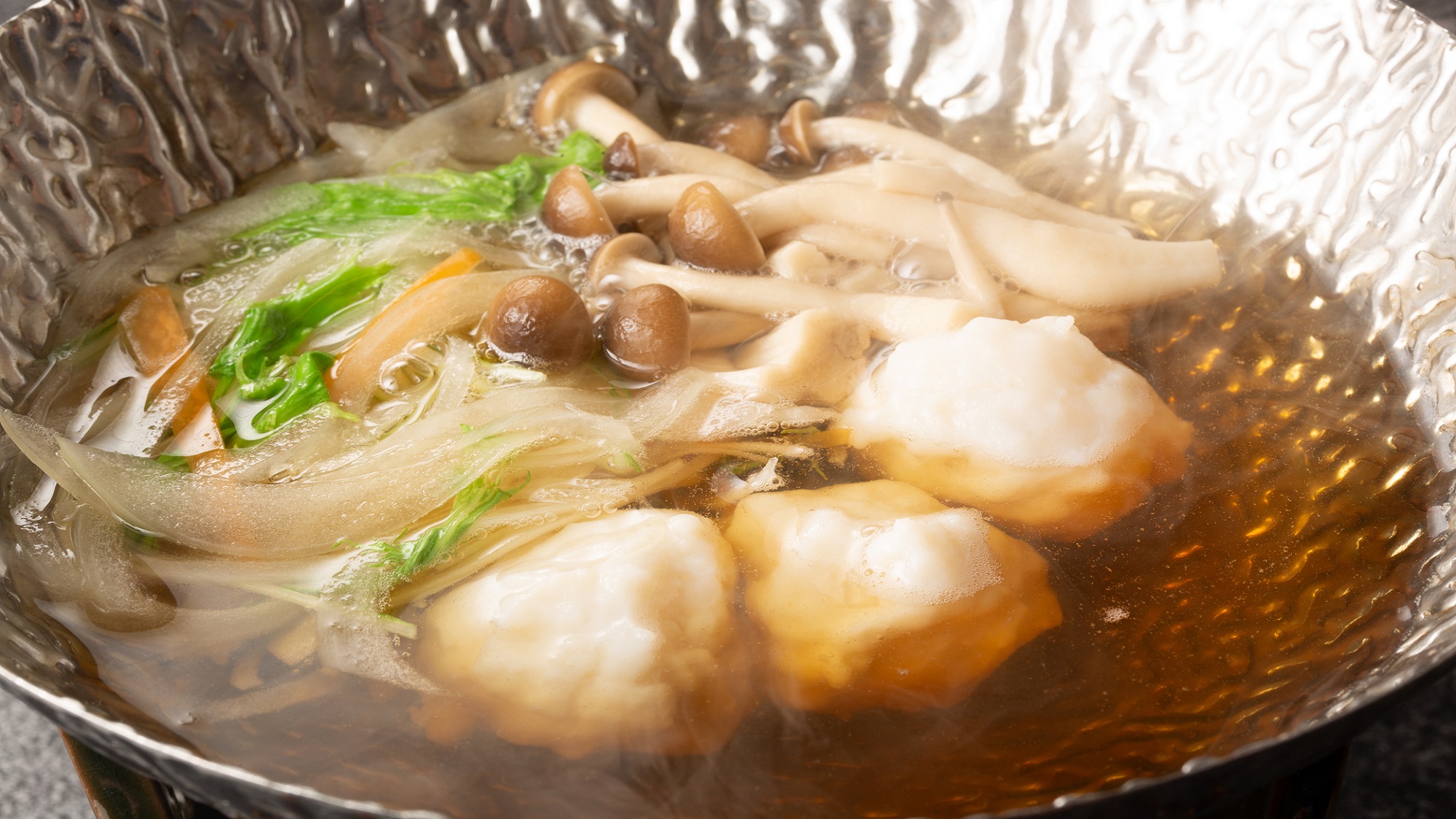 白イカつみれ鍋