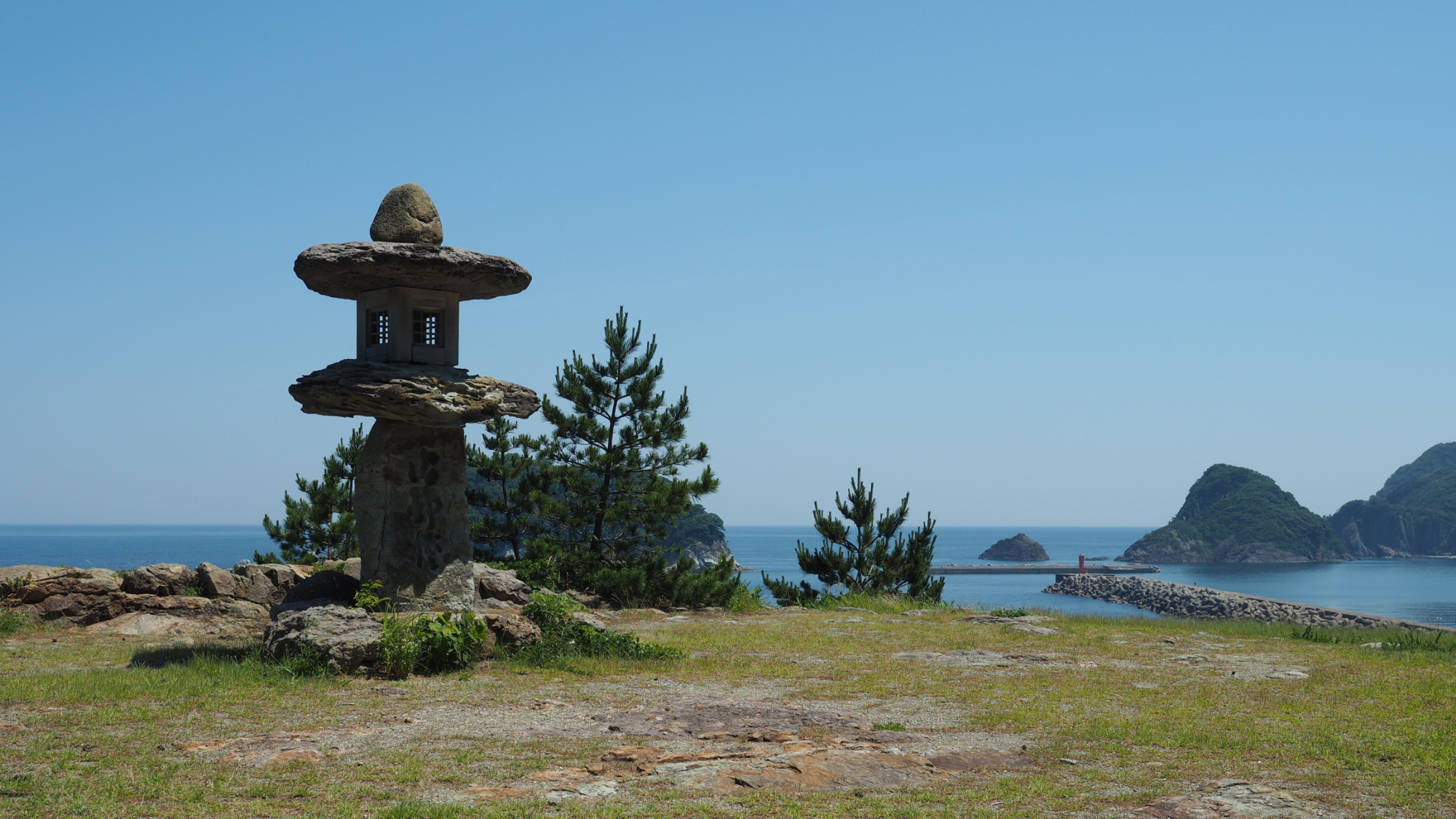 日本海が一望「岡見公園」