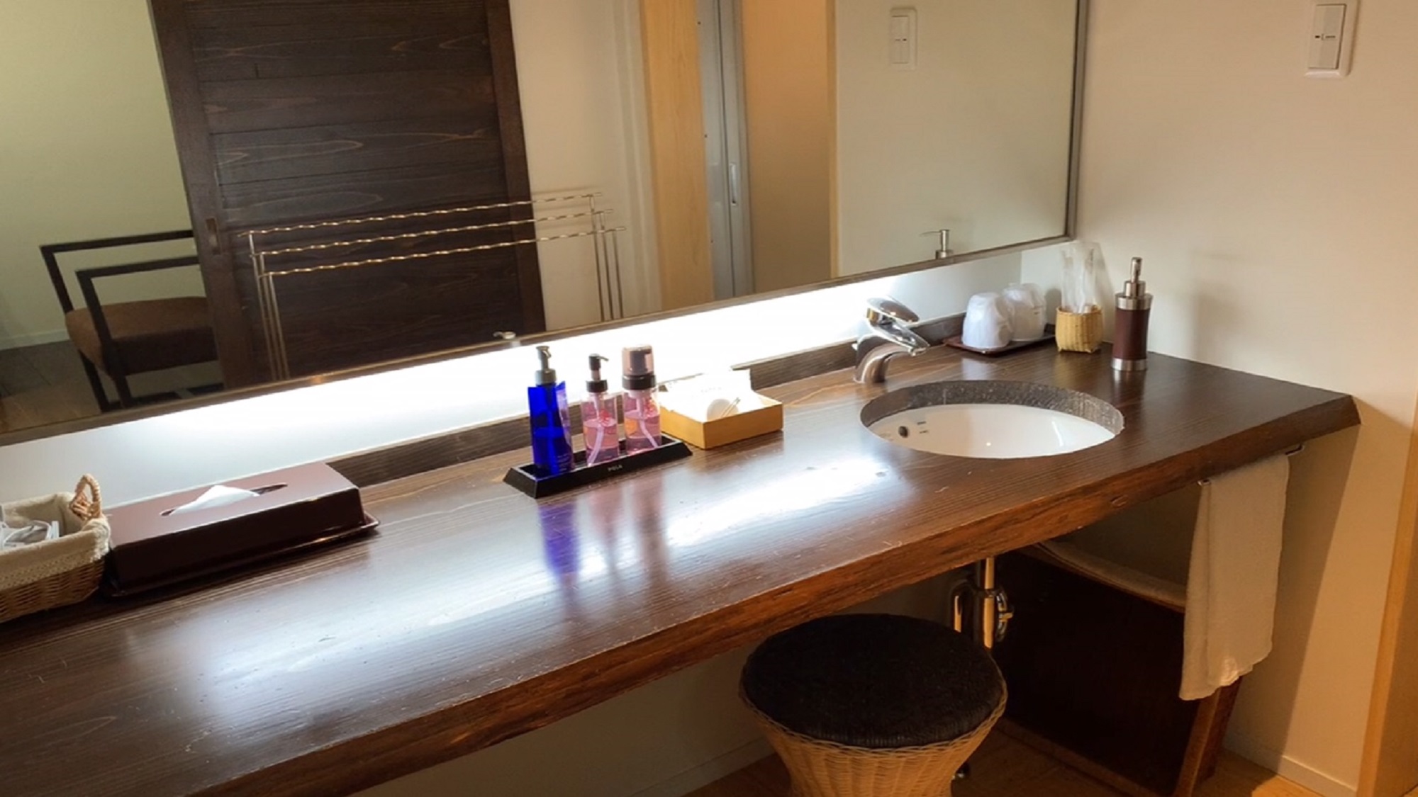 檜風呂付メゾネットタイプの客室