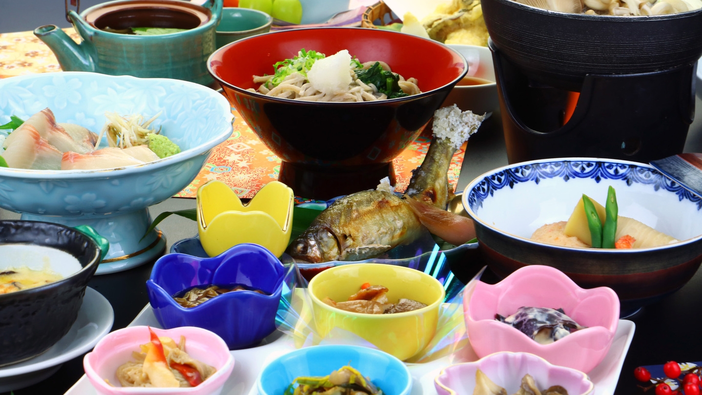 【きのこ祭りプラン／秋のおもてなし会席】10/1〜12/10限定◆紅葉露天×秋の味覚を楽しむ特別会席