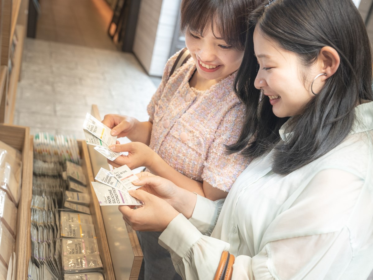 選べるアメニティで上質なスキンケア♪