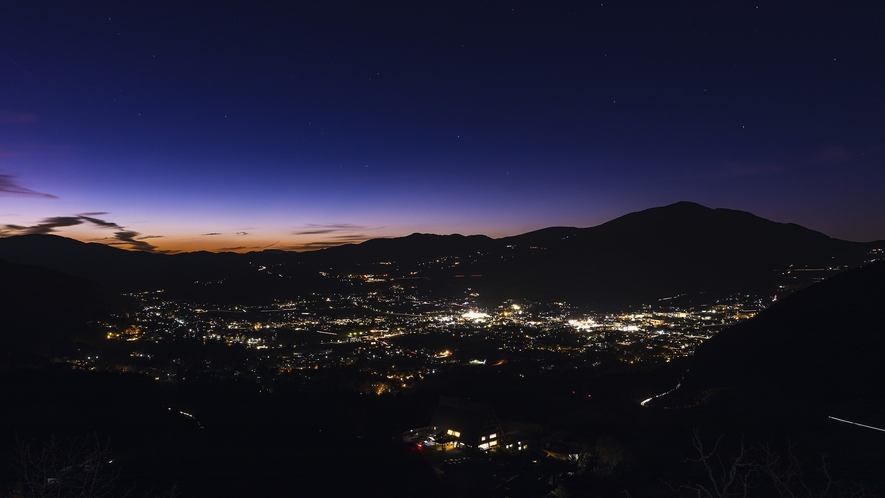 湯布院の夜景