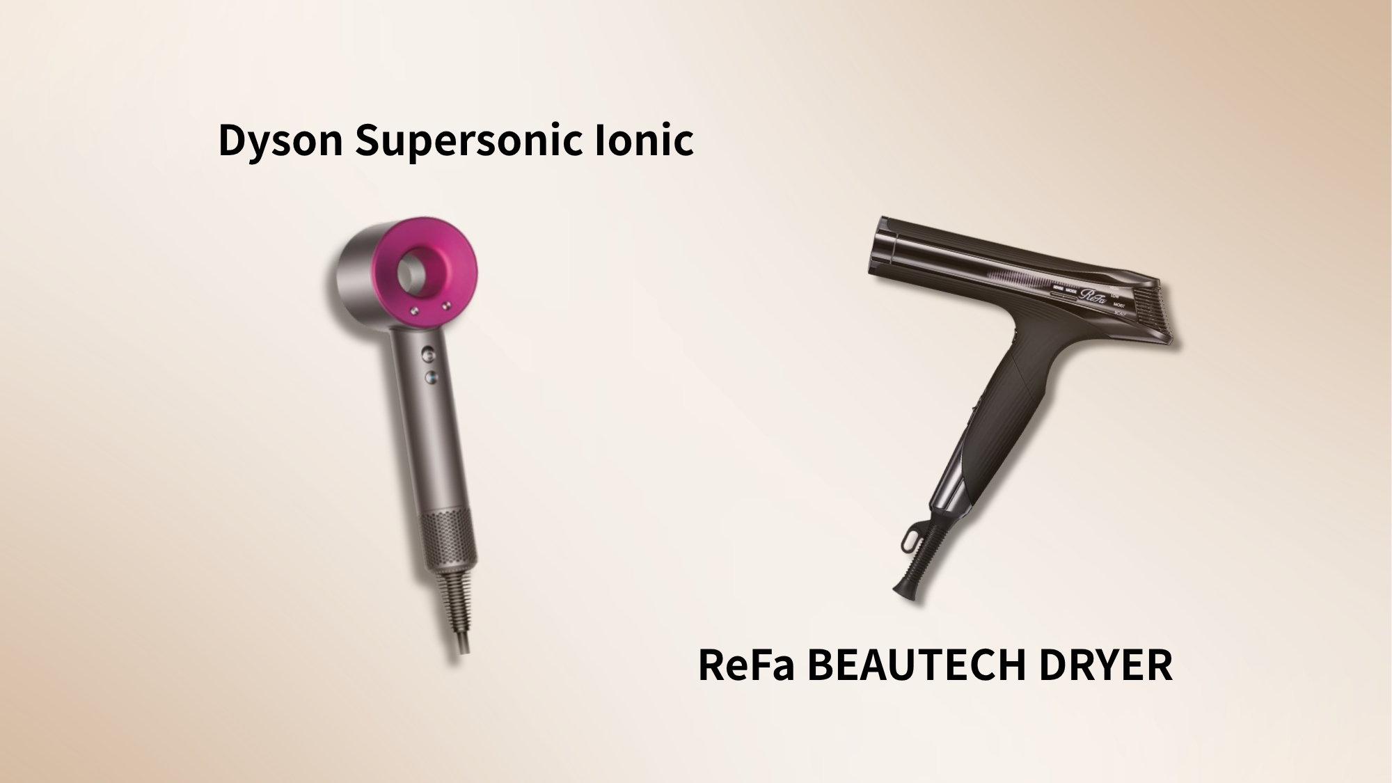 客室には人気のReFaまたはDysonドライヤーを完備