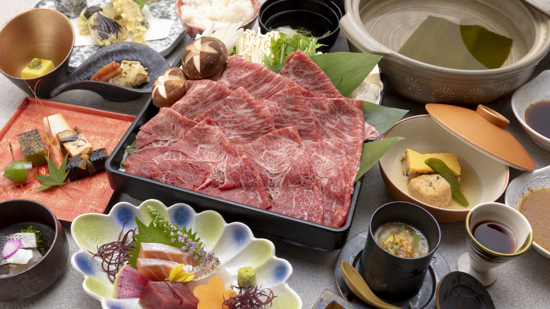 肉質4等級以上!おおいた和牛しゃぶしゃぶ会席