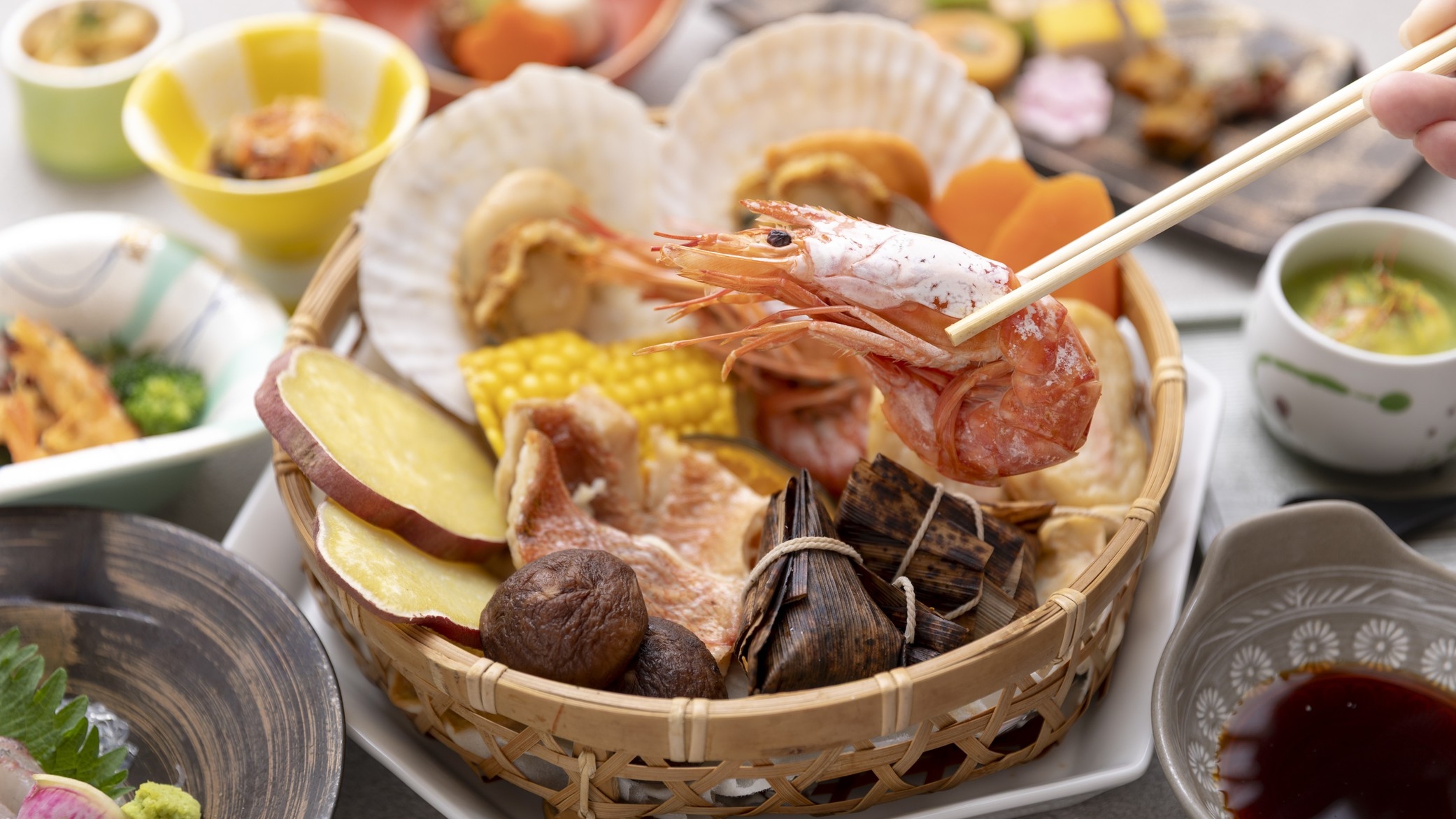 【スタンダード】鉄輪名物！地獄蒸し会席プラン♪＜お食事処＞ 