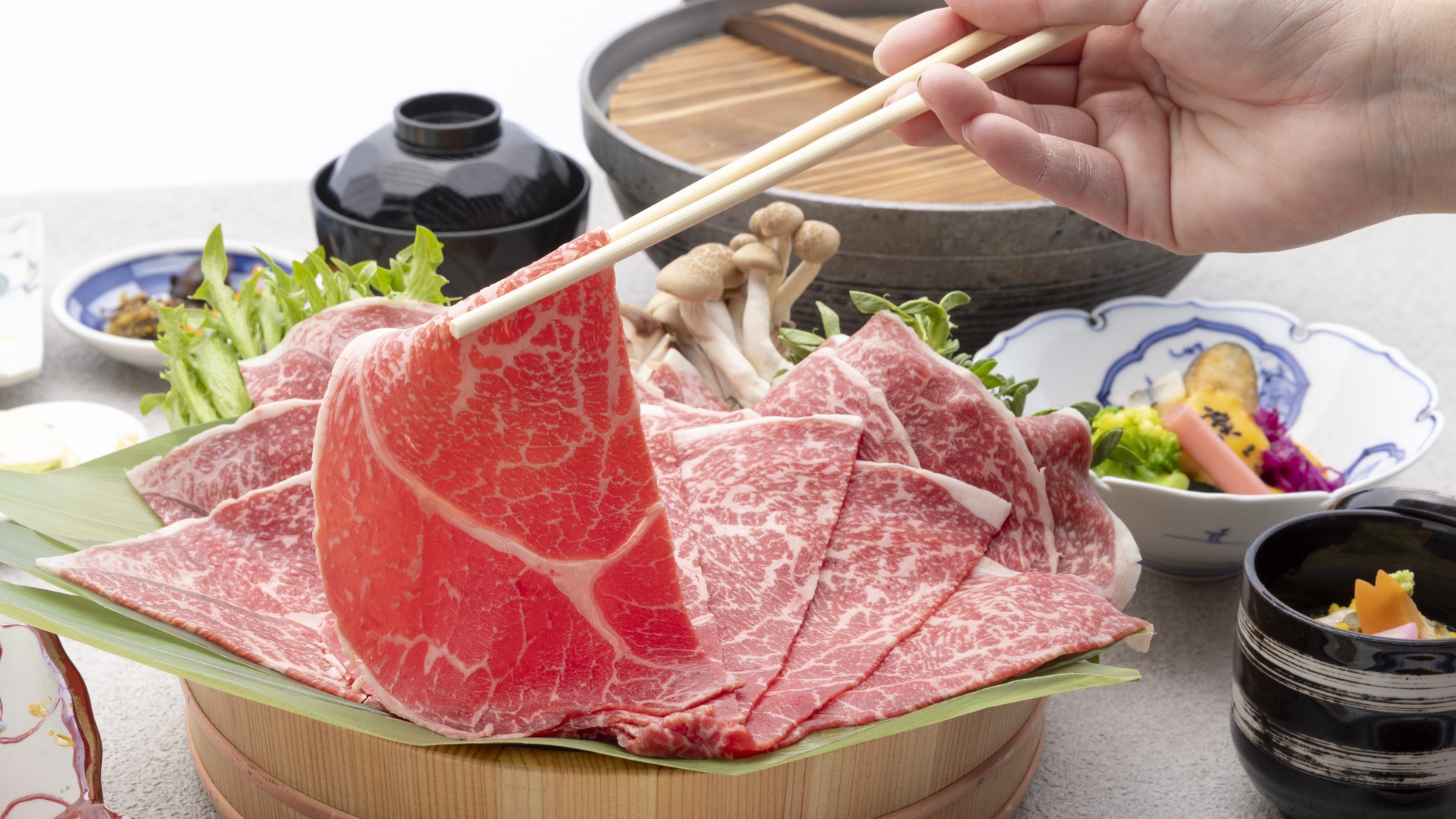 肉質4等級以上　おおいた和牛のしゃぶしゃぶ会席