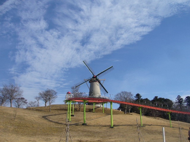 連続朝ドラ【おかえりモネ】で、登場したオランダ風車のある長沼フートピア公園 　　