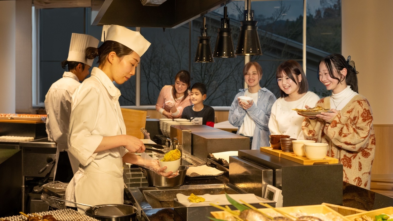 あそ熊本の魅力を楽しむ！【土地の恵み】ビュッフェプラン2食付き