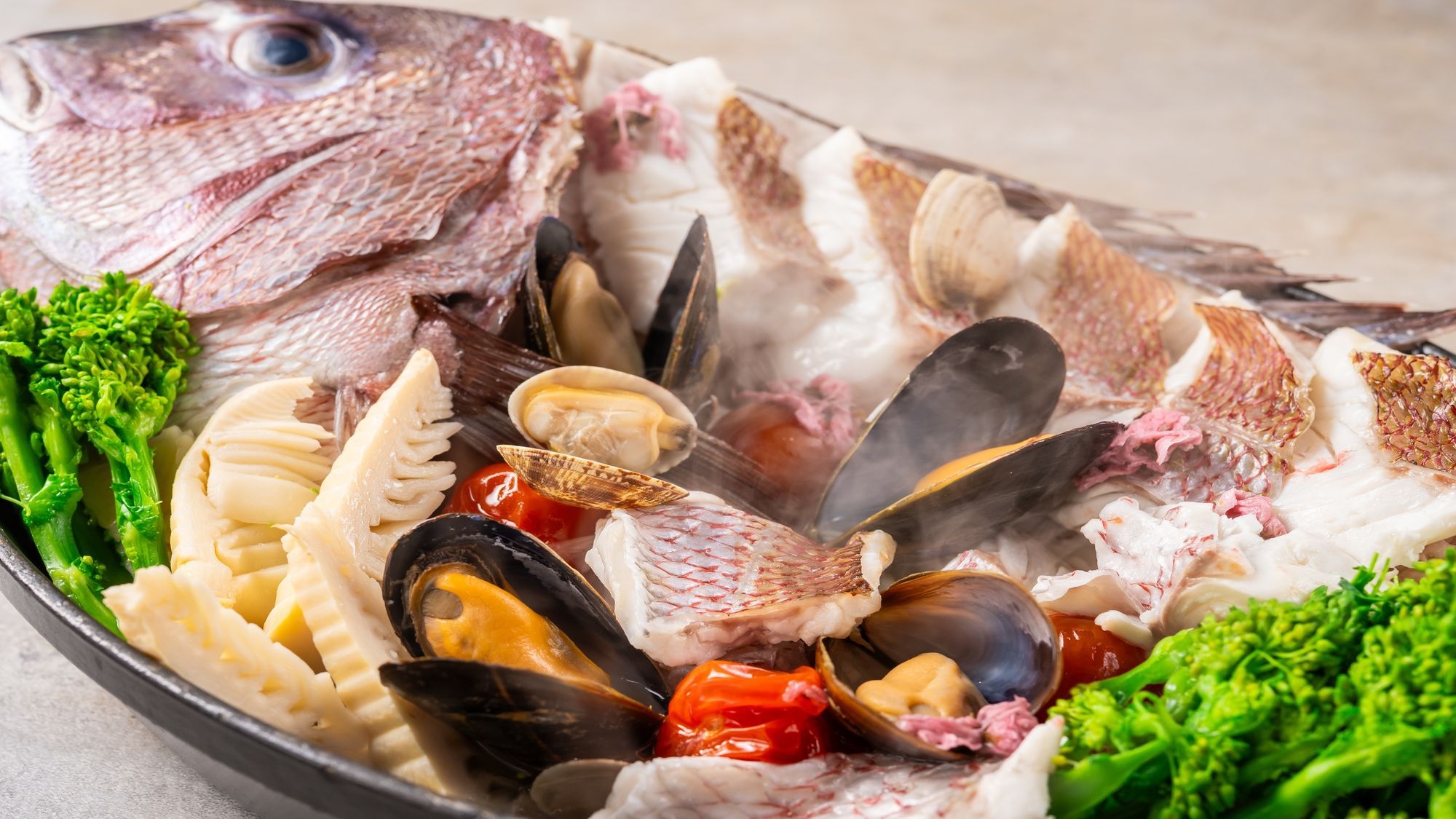 【いちごスイーツ×海鮮グルメ】★春の恵みビュッフェ[3/1〜5/31迄]2食付き