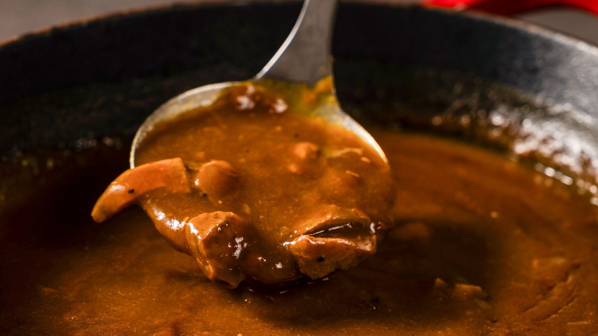 （朝食）あか牛すじカレー