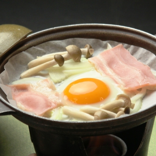 朝食セットの鍋卵焼きです/料理一例