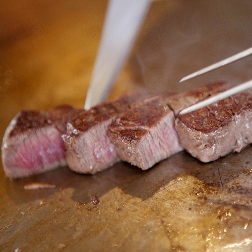 Steak fillet daging sapi lokal teppanyaki