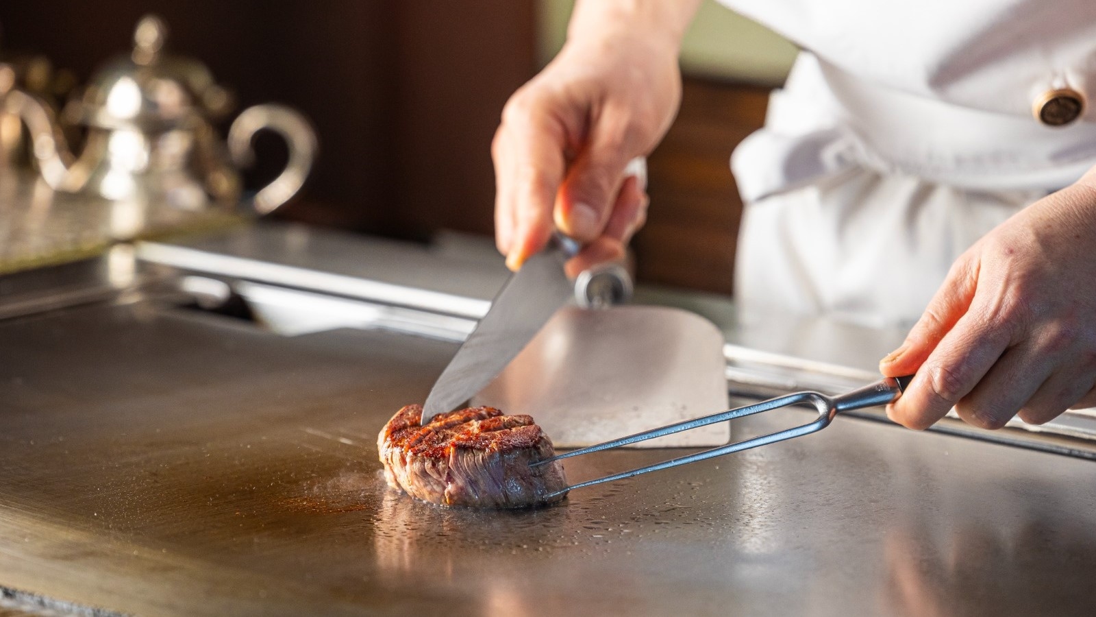 2026年4月リニューアル 六角堂 鉄板焼 セレクトディナー 肉or魚を選べる 1泊2食付