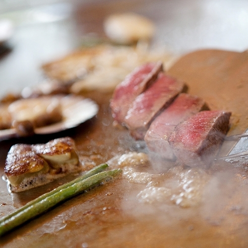 Steak fillet daging sapi lokal teppanyaki