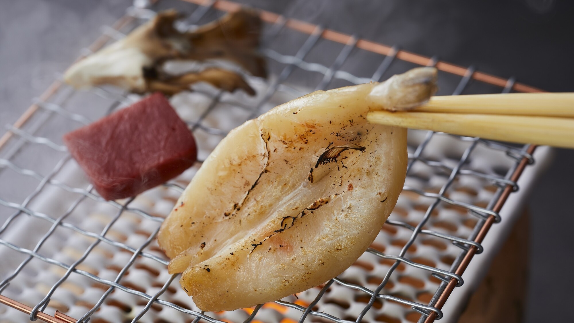 【かに食べ放題／土地の恵み会席】選べるメイン・近江牛すき焼き又は近江牛しゃぶしゃぶ