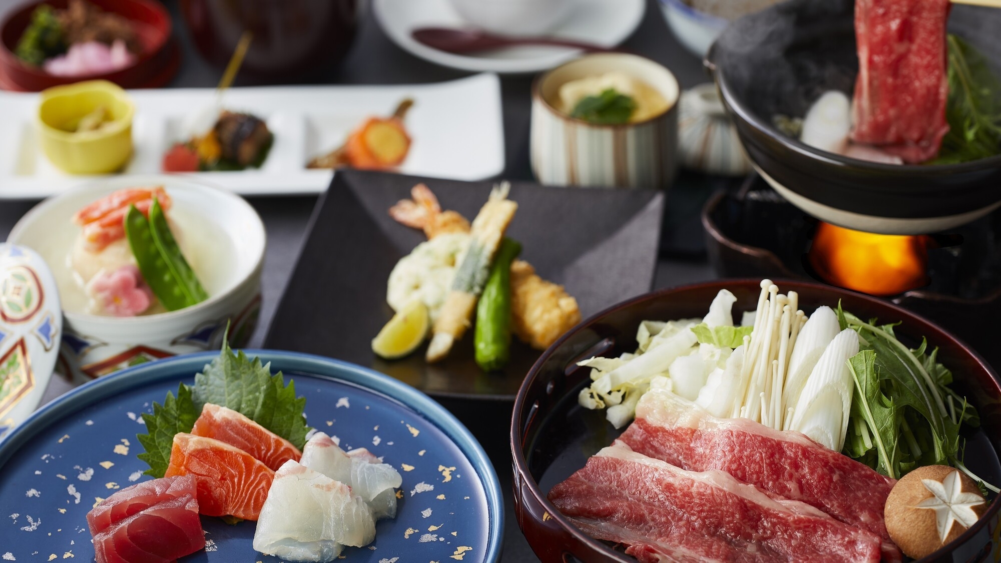 【季節の会席】近江牛と旬の食材を愉しむ会席