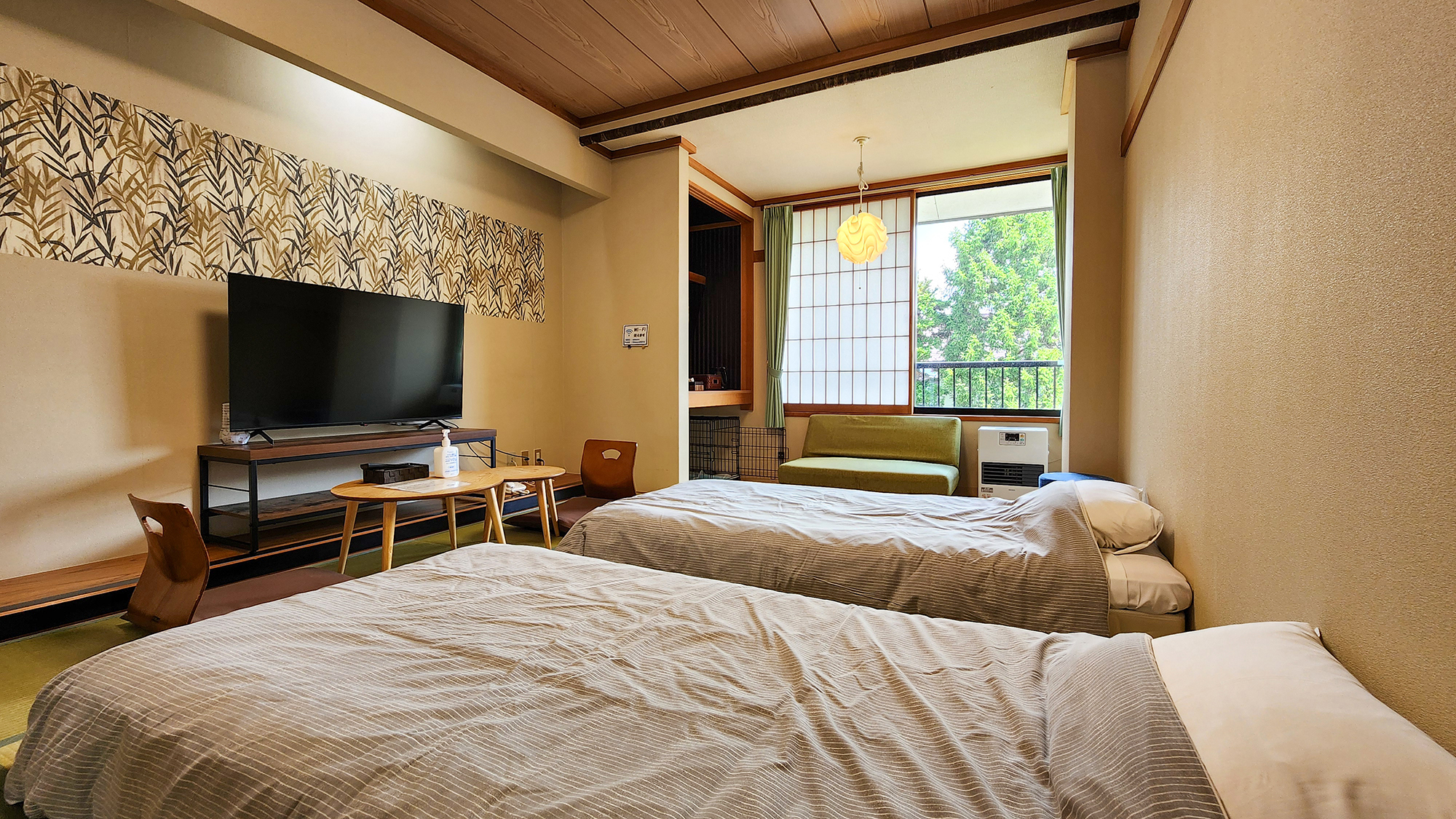 #【コンパクトモダン】広々とした木の温もりを感じる和室となっております。