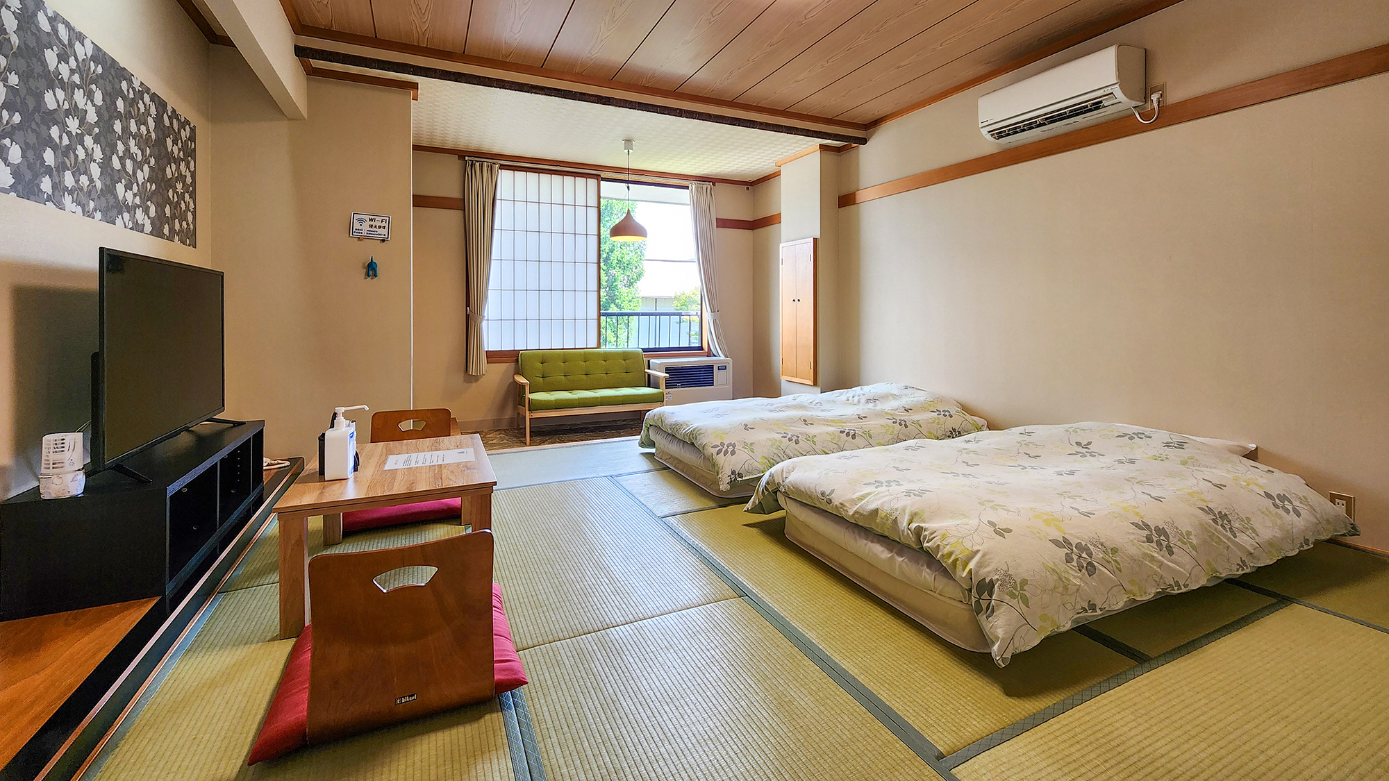 #【デラックス和室】ワンちゃんも嬉しい広々とした空間です。お部屋の中も自由に歩けます♪