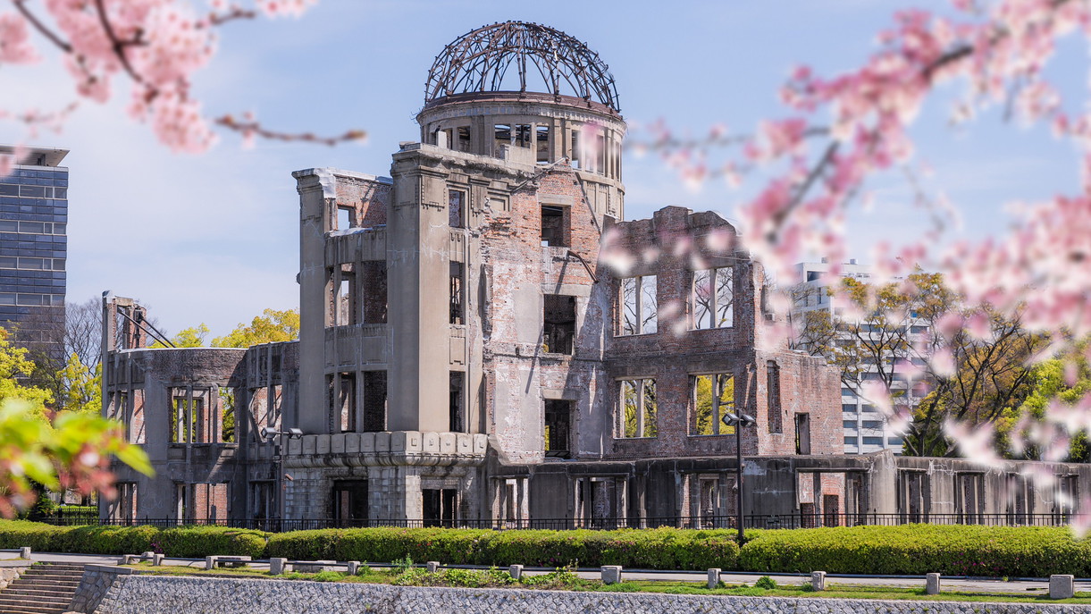 ◇原爆ドーム_桜
