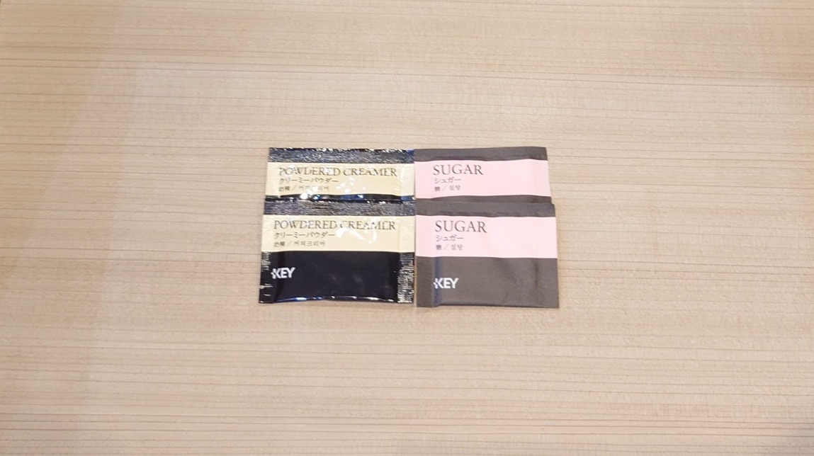 アメニティ/コーヒーミルク、シュガー