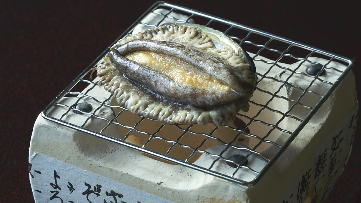 【海星-umihoshi-】あなたはどっち派？！Part2　選べる♪アワビの網焼きor陶板焼きコース