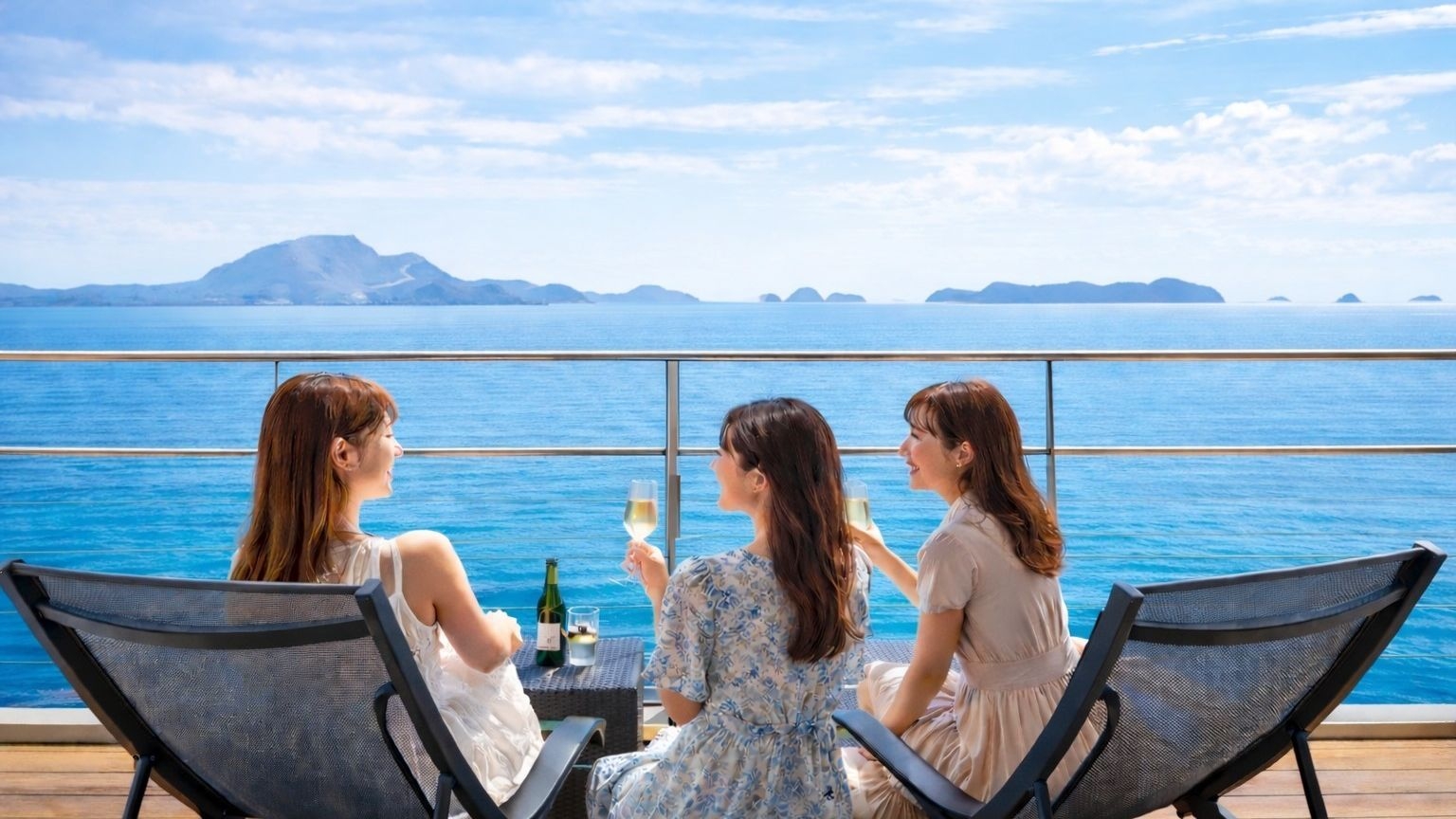 【1日5組】絶景を２人占め！大切な人と過ごす海色アニバーサリー　土地の恵み×11個の無料おもてなし