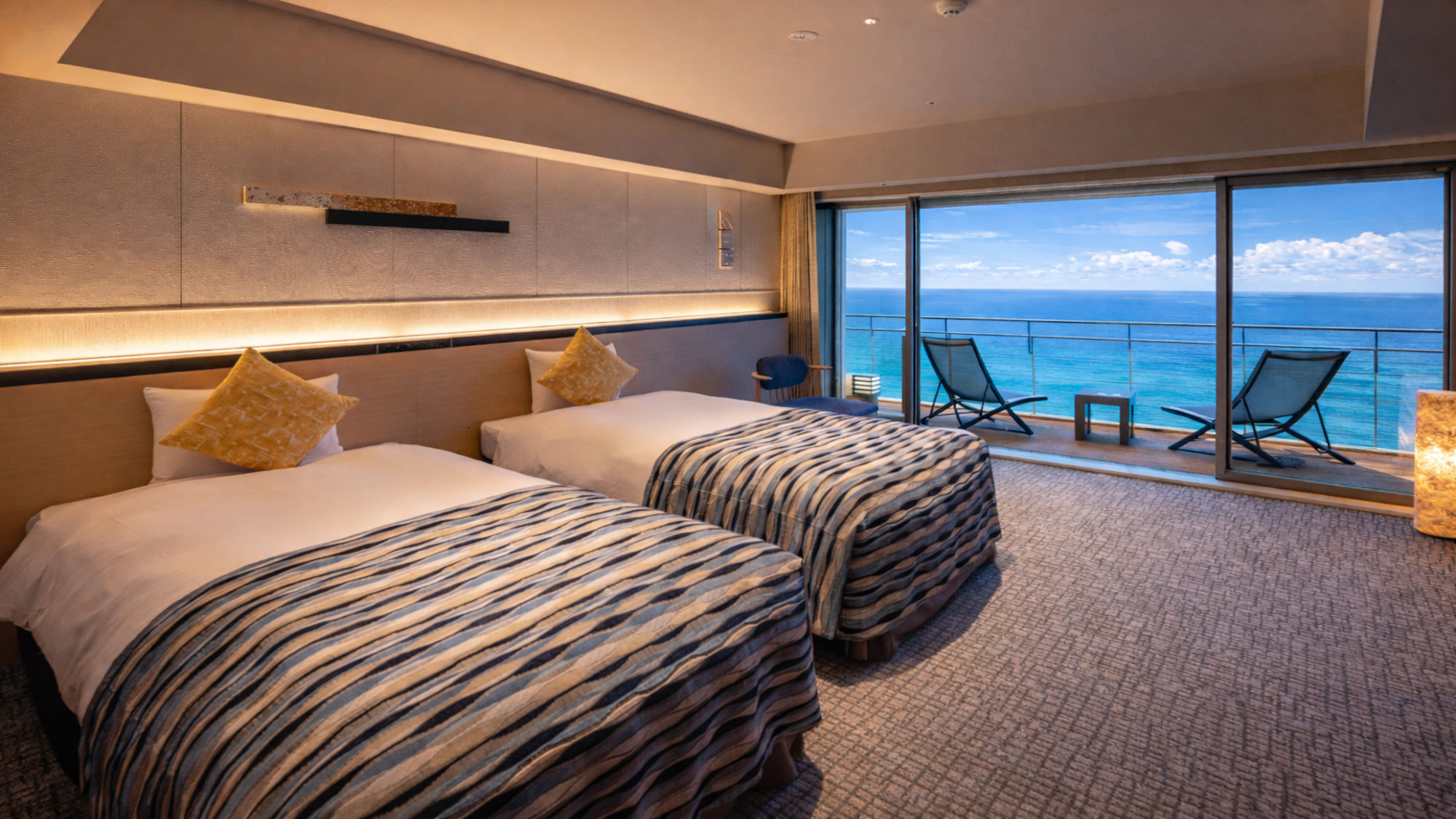 【瀬戸内オーシャンテラス】最上階スーペリアツイン／33平米