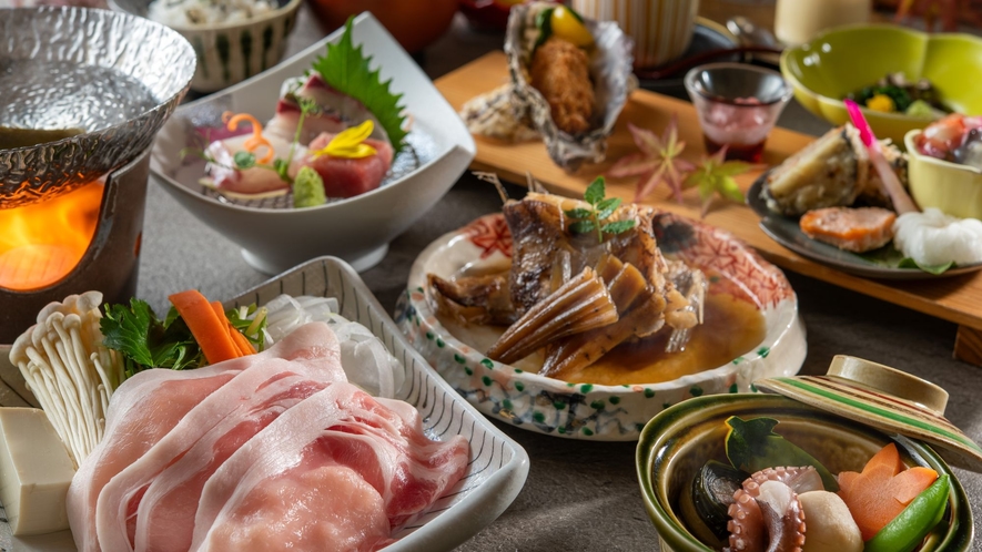 【季節のプラン】肉と魚の素材を味わう♪「元禄」プラン
