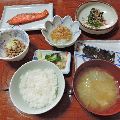 【朝食のみ】１日の始まりにバランスの取れた日本の朝ごはんを！