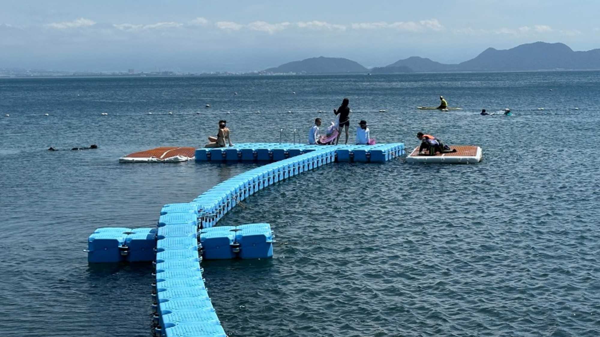 *海上アスレチック/大瀬海水浴場に新たに誕生したマリンアクティビティです！