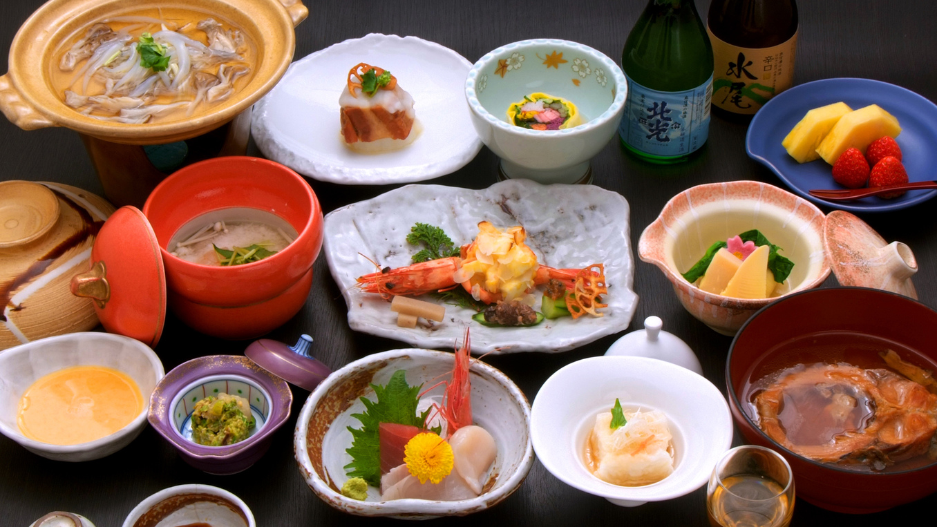 【定番】☆源泉かけ流しの温泉と旬の素材を使った手作りの味を☆たっぷりと召し上がれ　【温泉】