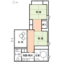 【間取り図】ひのき風呂付和室一例