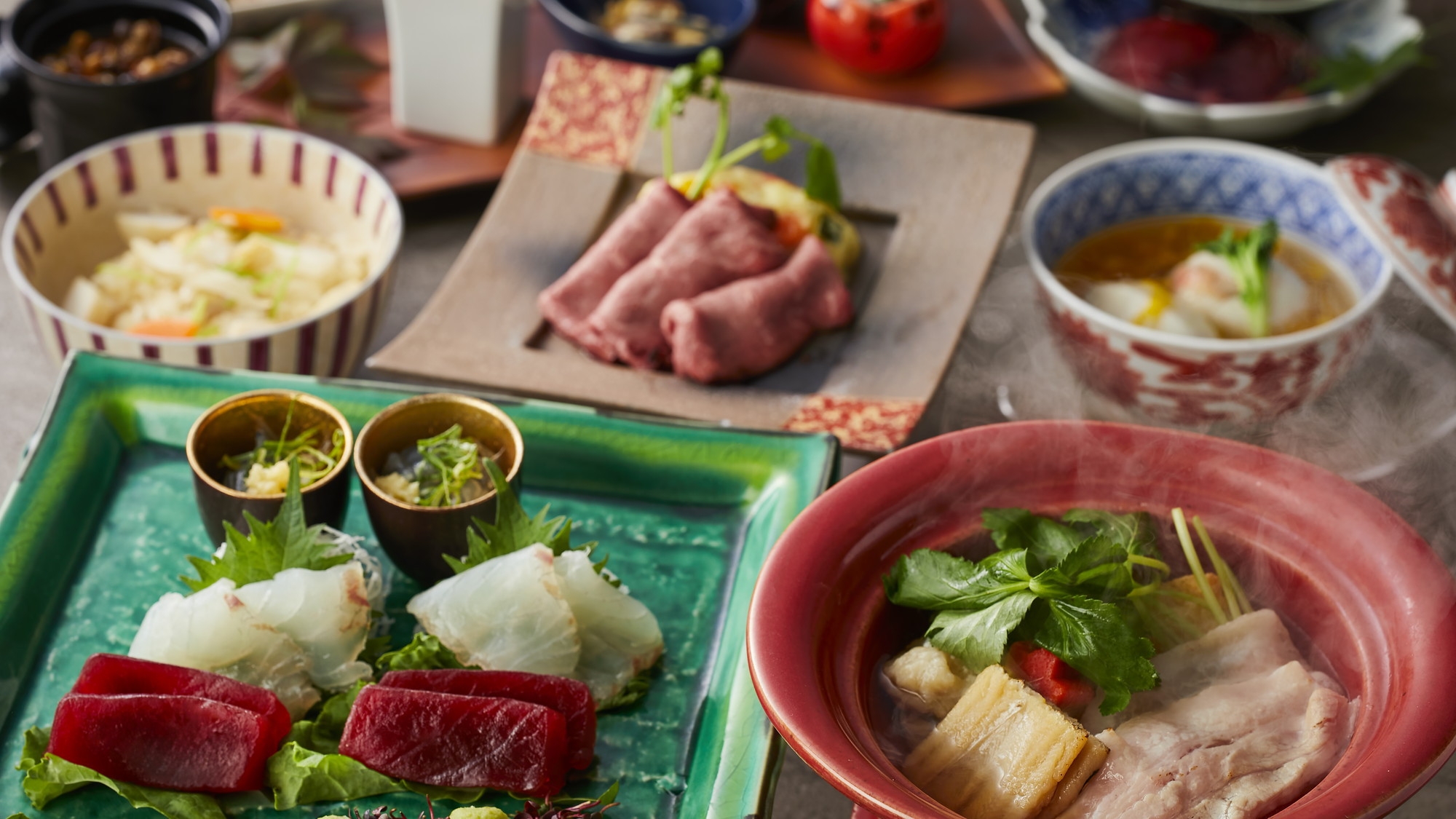 【季節の会席】季節の食材を活かした会席