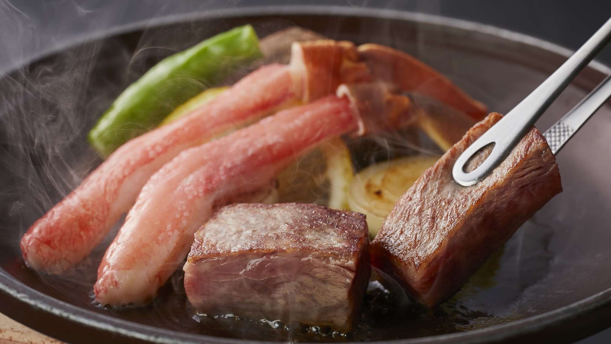 【楽天スーパーSALE】ワンドリンク付！【土地の恵み会席】カニと旬の味覚を楽しむ会席