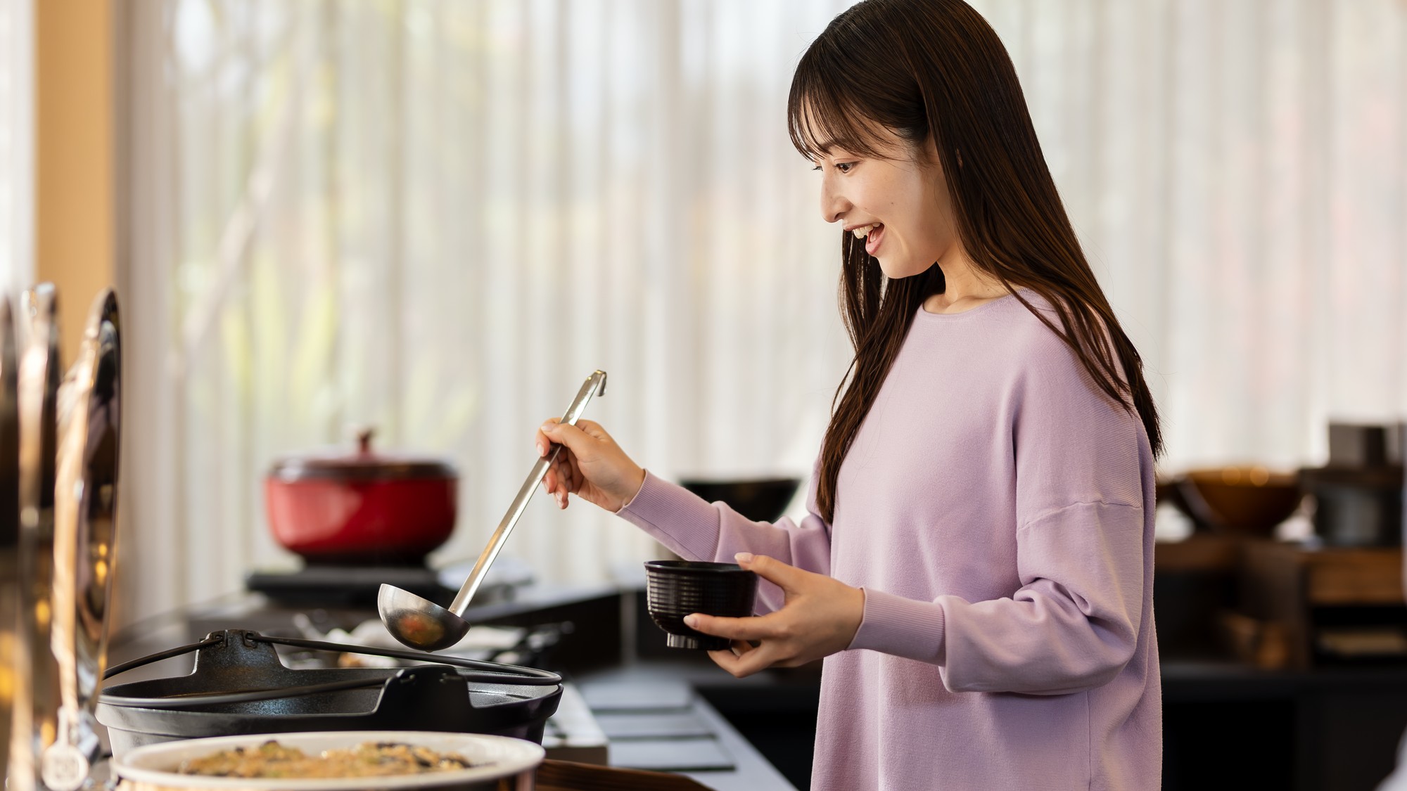 滞在イメージ（朝食：ビュッフェ形式）