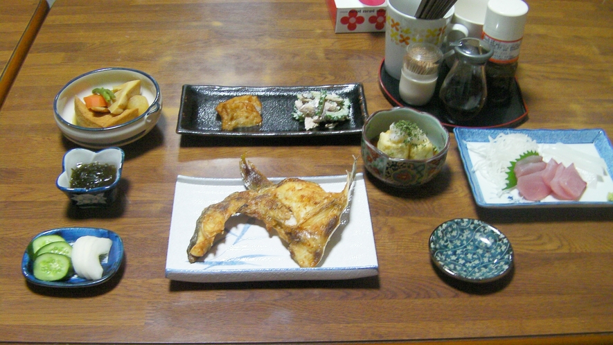 *夕食一例/屋久島産の地魚をご堪能下さい。