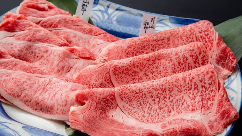 【山形自慢食べ比べ 】「月山和牛・山形牛」2種食べ比べすき焼きプラン
