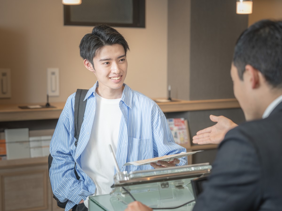 丁寧にご案内いたします