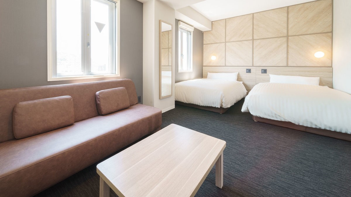 120㎝幅のベッドを2台ご用意♪