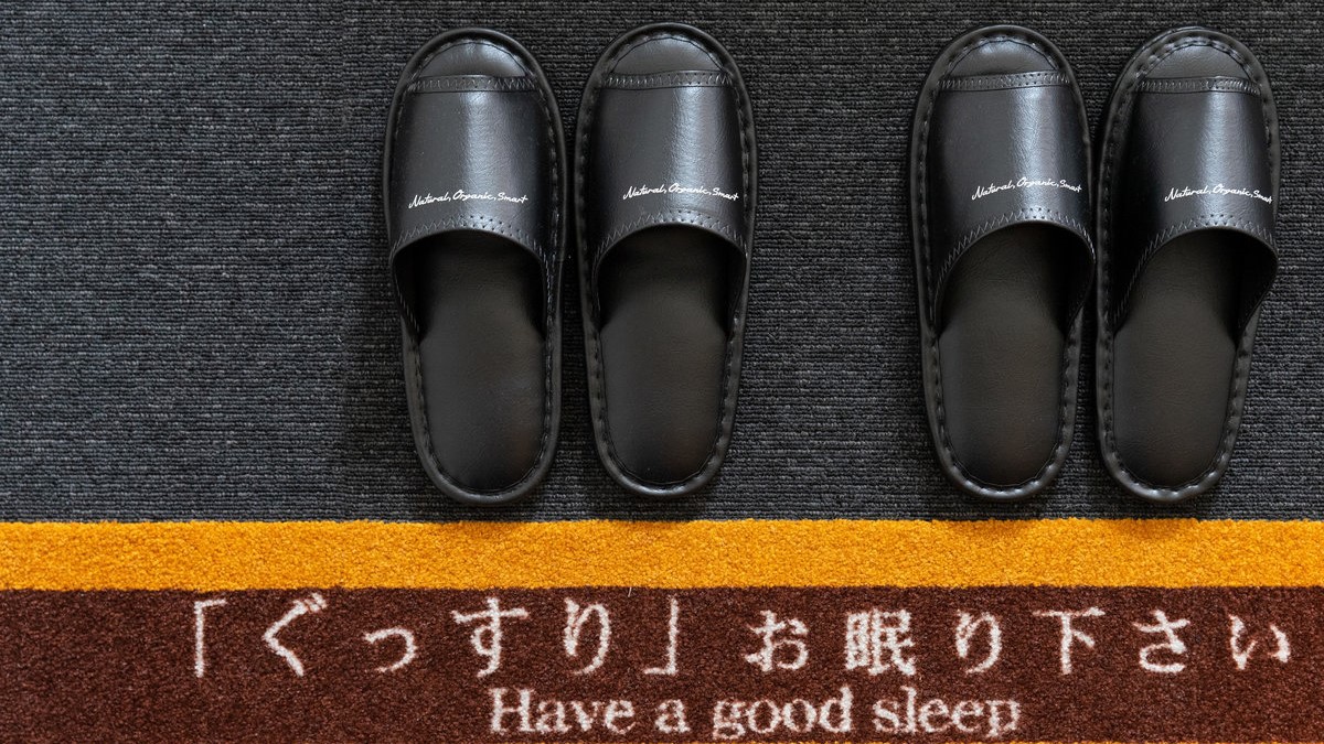 抗菌効果のあるスリッパ