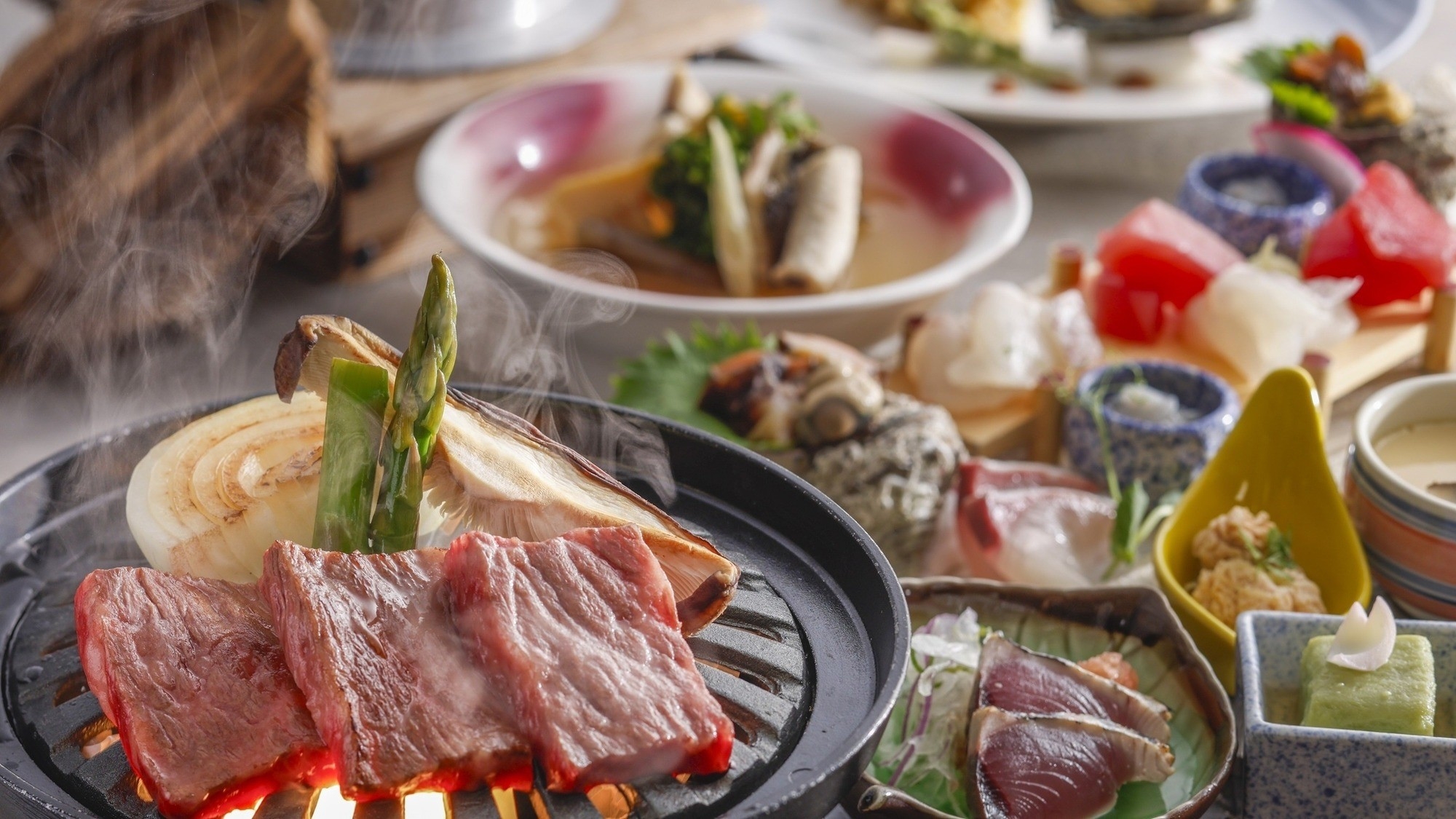 素材の旨みを存分に活かした料理長おすすめの会席！【特別会席】