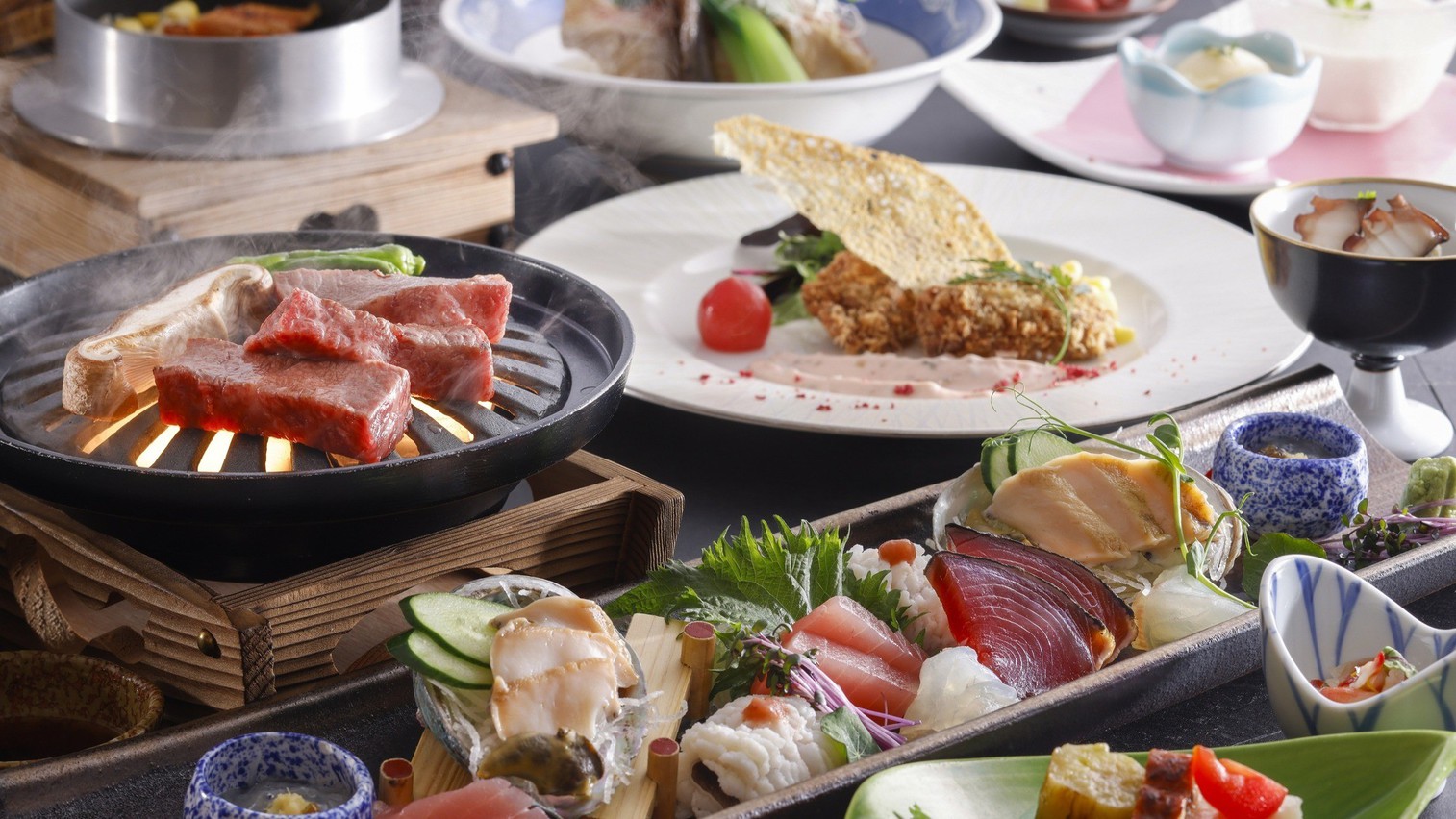 素材の旨みを存分に活かした料理長おすすめの会席！【特別会席】