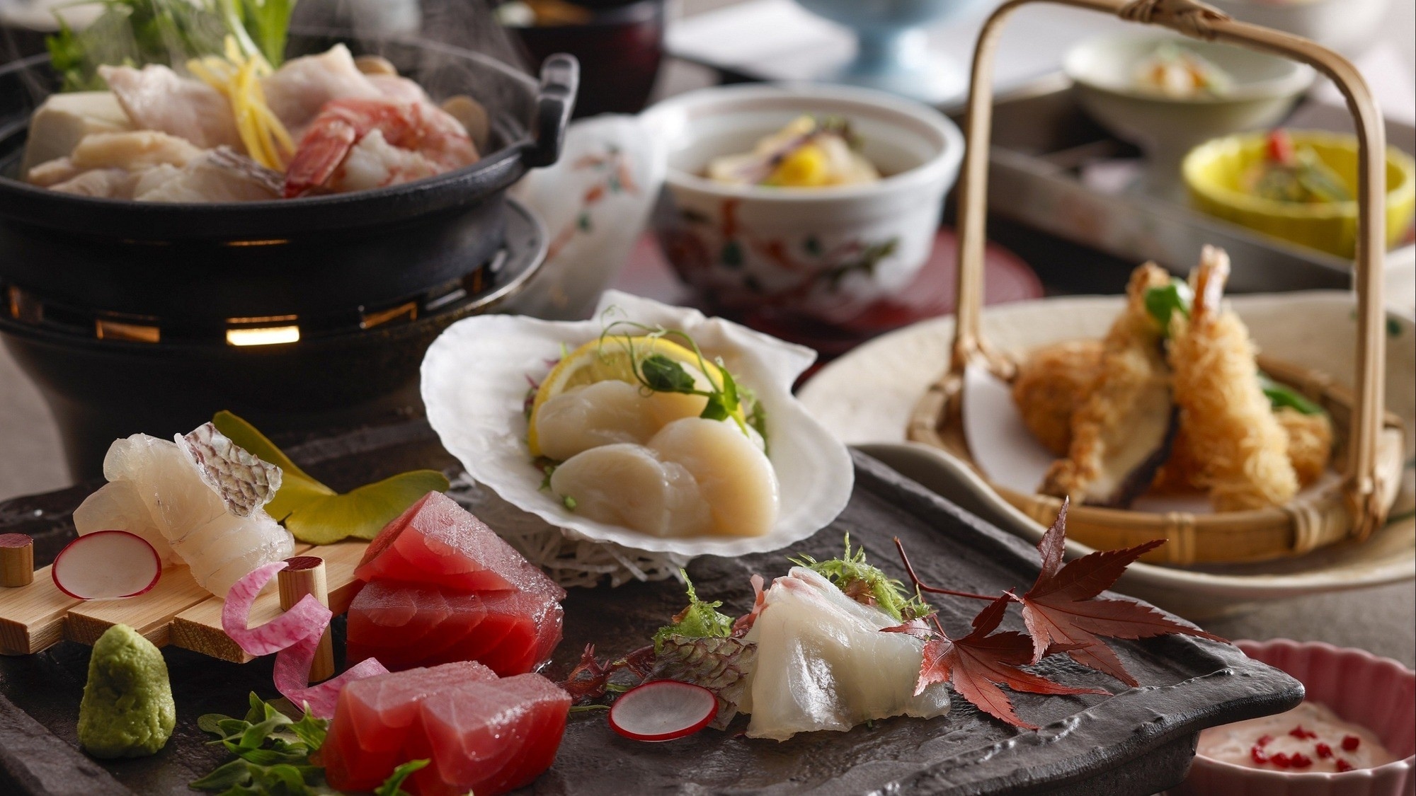 山海の旬の幸を楽しむ紀州の味【季節の会席】