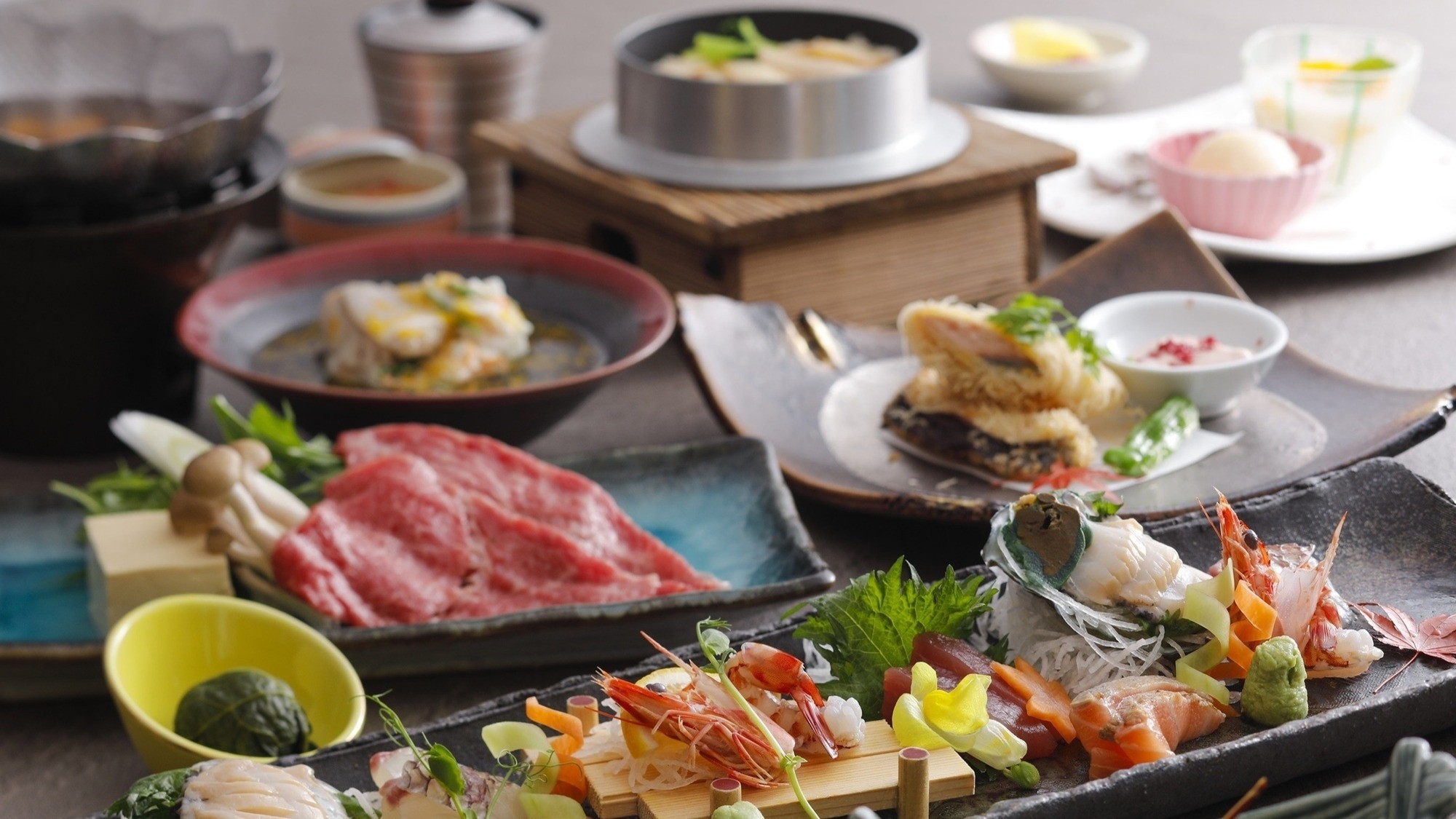 素材の旨みを存分に活かした料理長おすすめの会席！【特別会席】